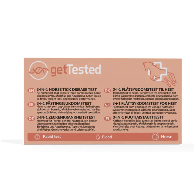 3-in-1 Horse Tick Disease Test