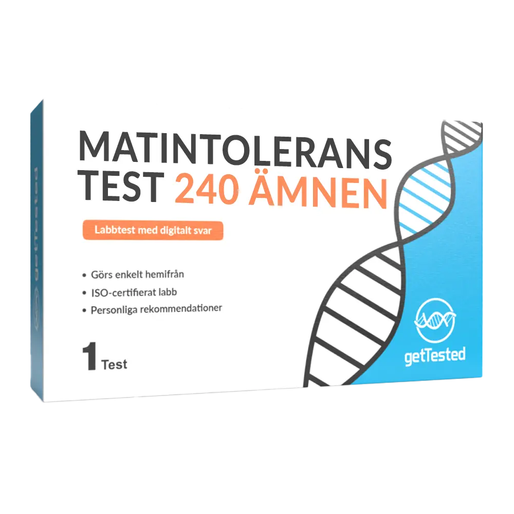 Matintolerans Test 240 ämnen