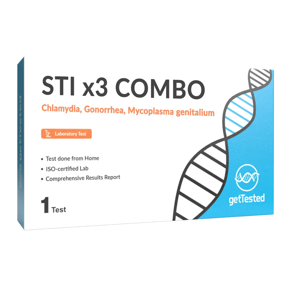 STI x3 Combo (Chlamydia, Gonorrhea & Mycoplasma genitalium)