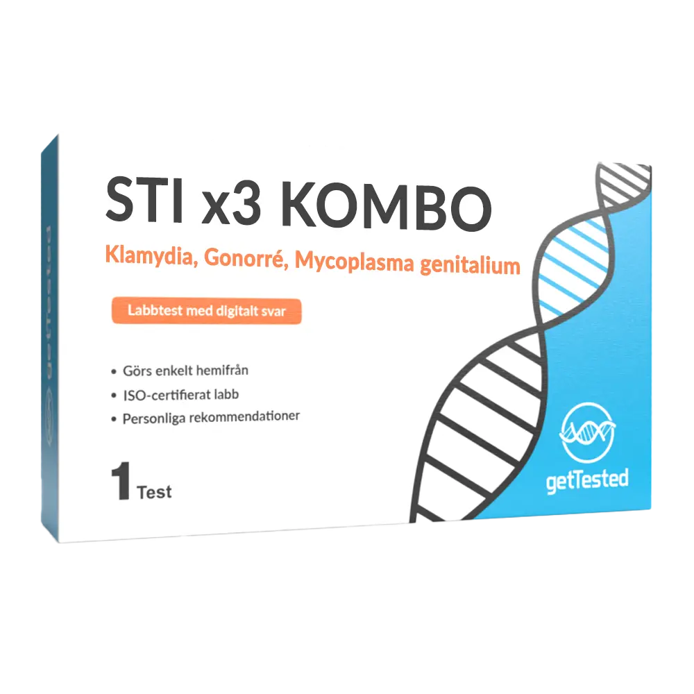 STI x3 Kombo – Klamydia, Gonorré & Mycoplasma genitalium
