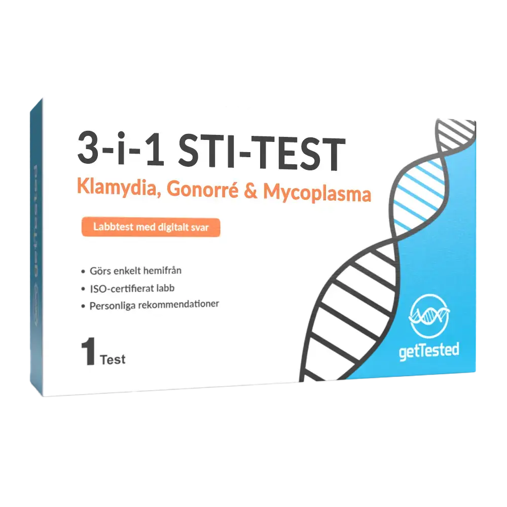 3-i-1 STI-test (Klamydia, Gonorré & Mycoplasma)