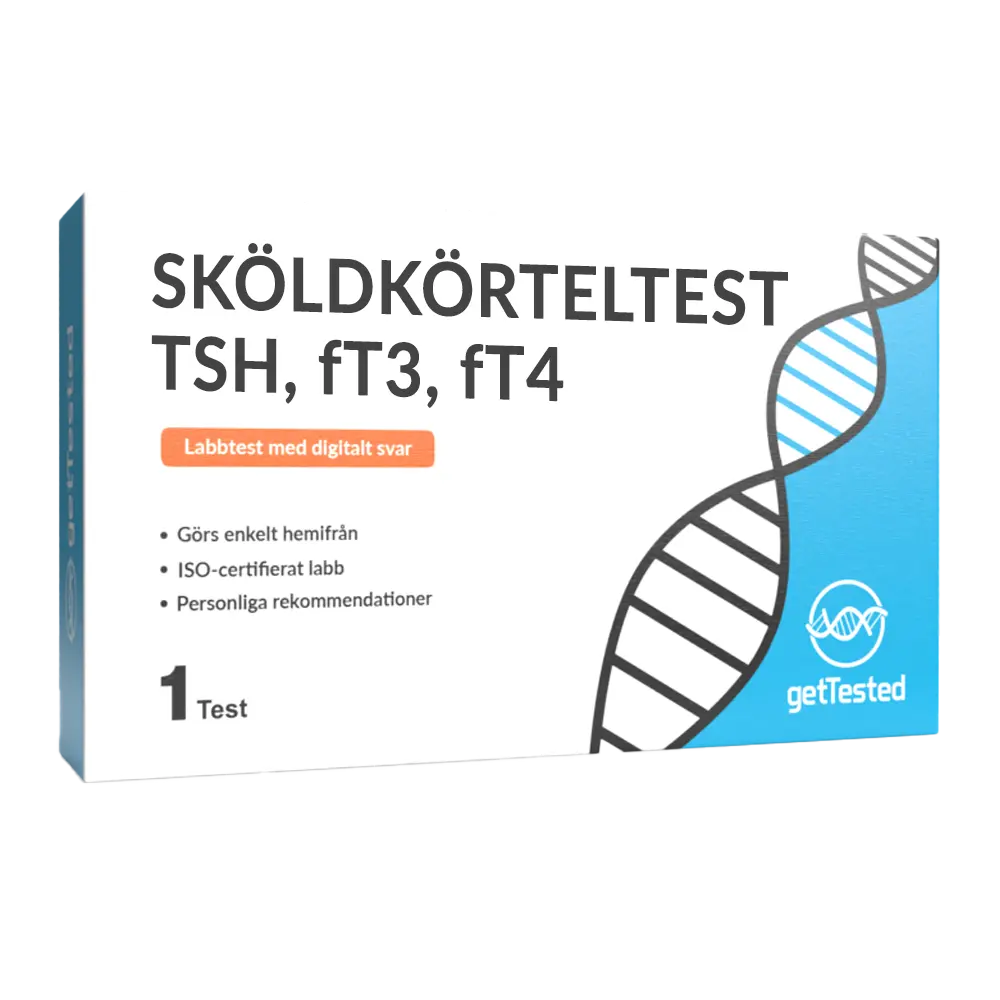 Sköldkörteltest TSH, fT3 & fT4