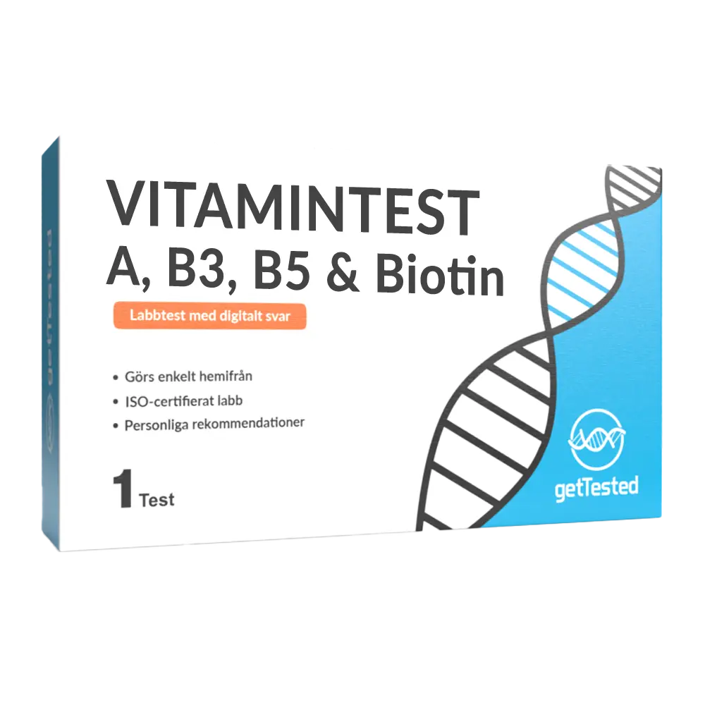 Vitamintest (A, B3, B5 & Biotin)