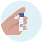 Put Test-ID Sticker On The Test Tube - image 1