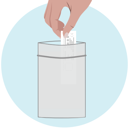 Place Strip In Foil Pouch - image 1