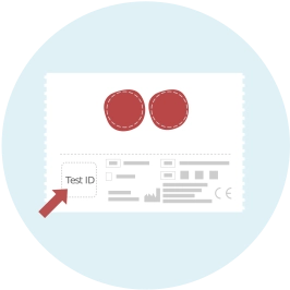 Place Your Test-ID Onto The Paper And Let Dry - 2 Spots  - image 1
