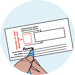 Place the collection card - image 1