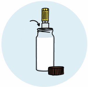 Place Yellow Tube in Container - image 1