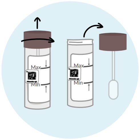 Open Tube With Brown Lid - image 1