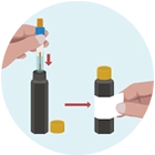 Place Histamine Tube In Transport Container And Attach Test-ID - image 1