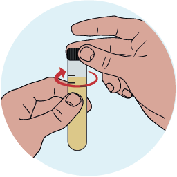 Twist the cap of the collection tube - image 1