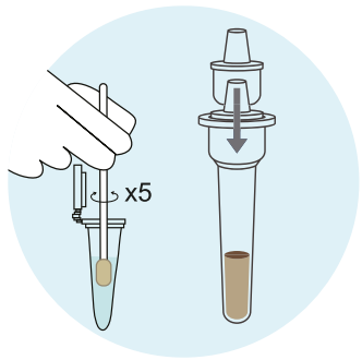 Mix the Swab in the Buffer Tube - image 1