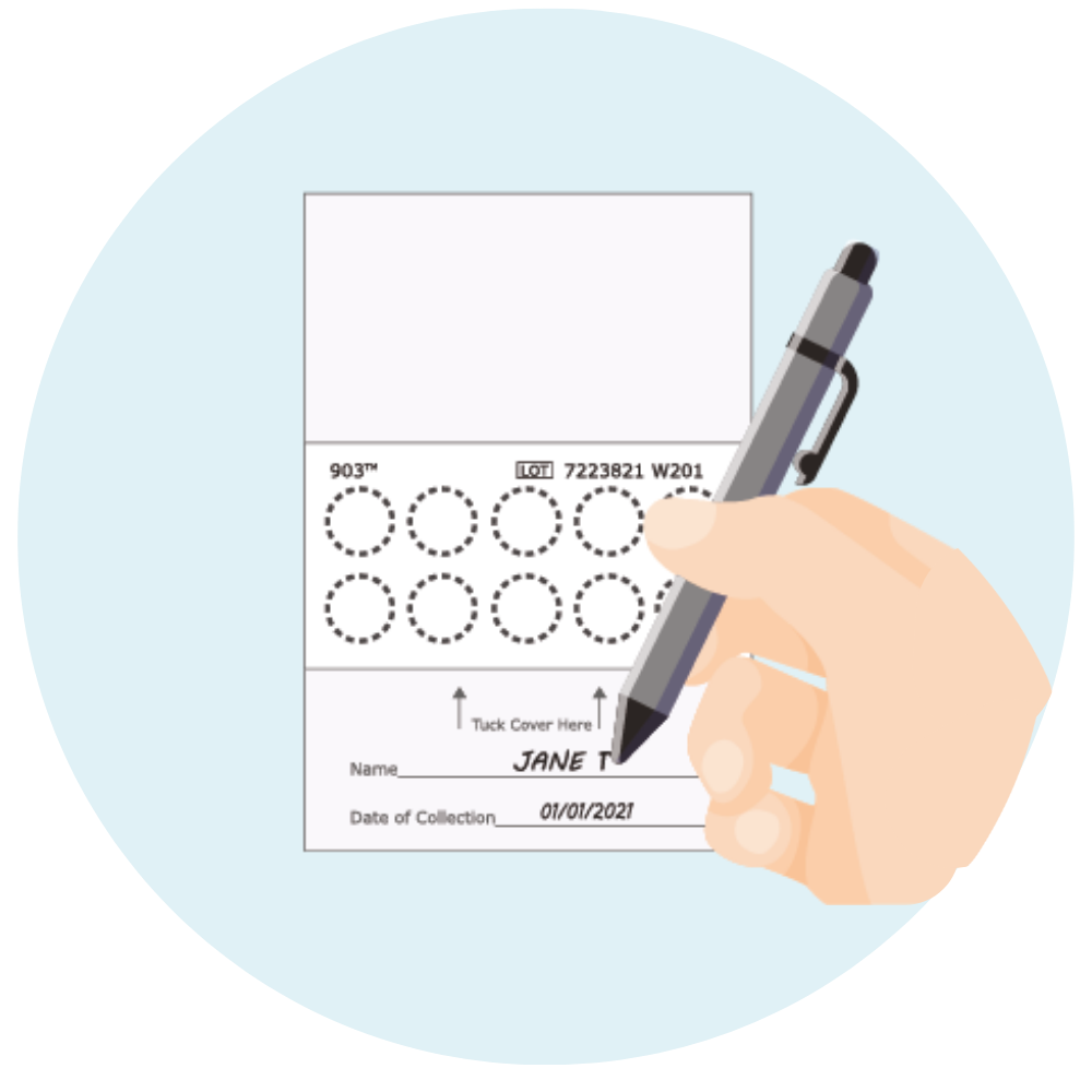 1. Fill Out the Collection Card - image 1