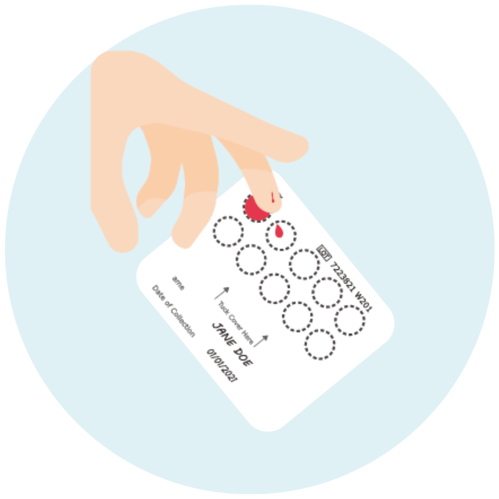 5. Apply Blood to the Card - image 1
