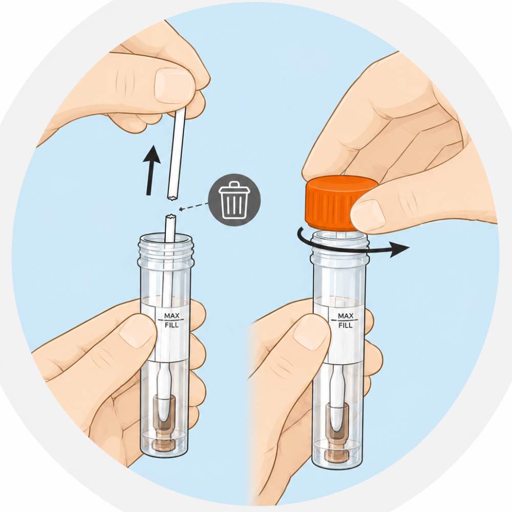 Bend the swab - image 1