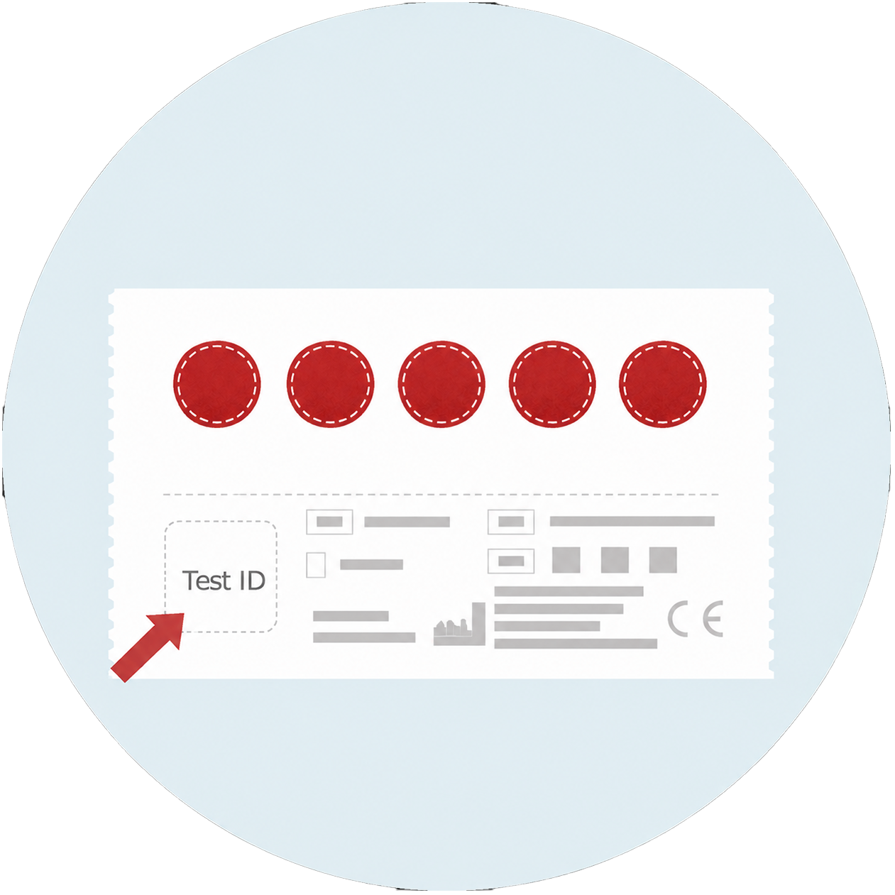 Place Your Test-ID Onto The Paper And Let Dry - image 1