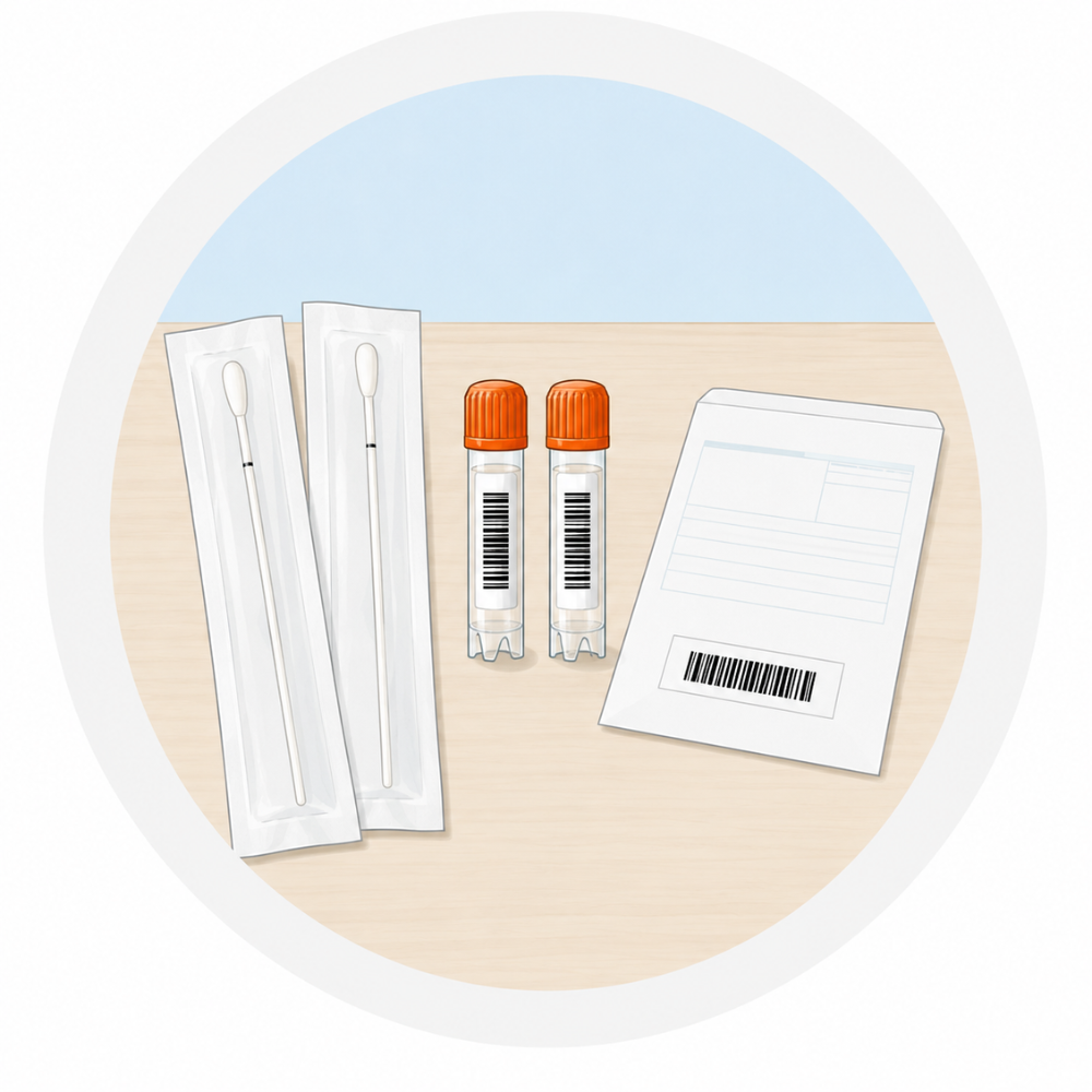 Prepare Swabs and Vials - image 1