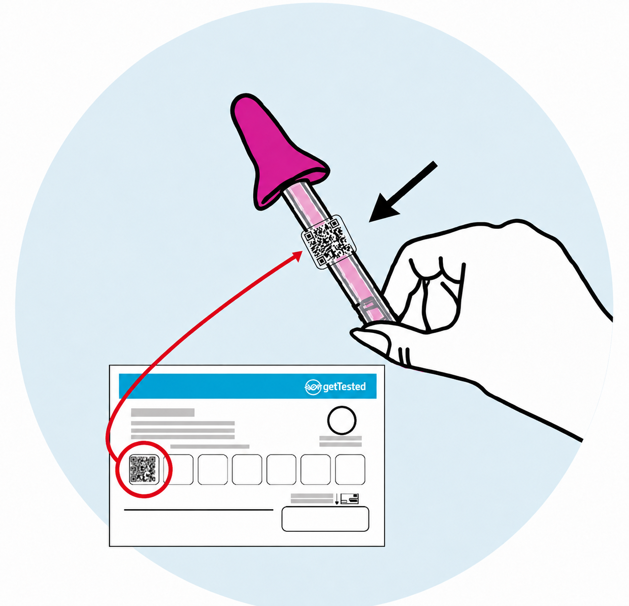 Attach The Test ID Sticker - image 1
