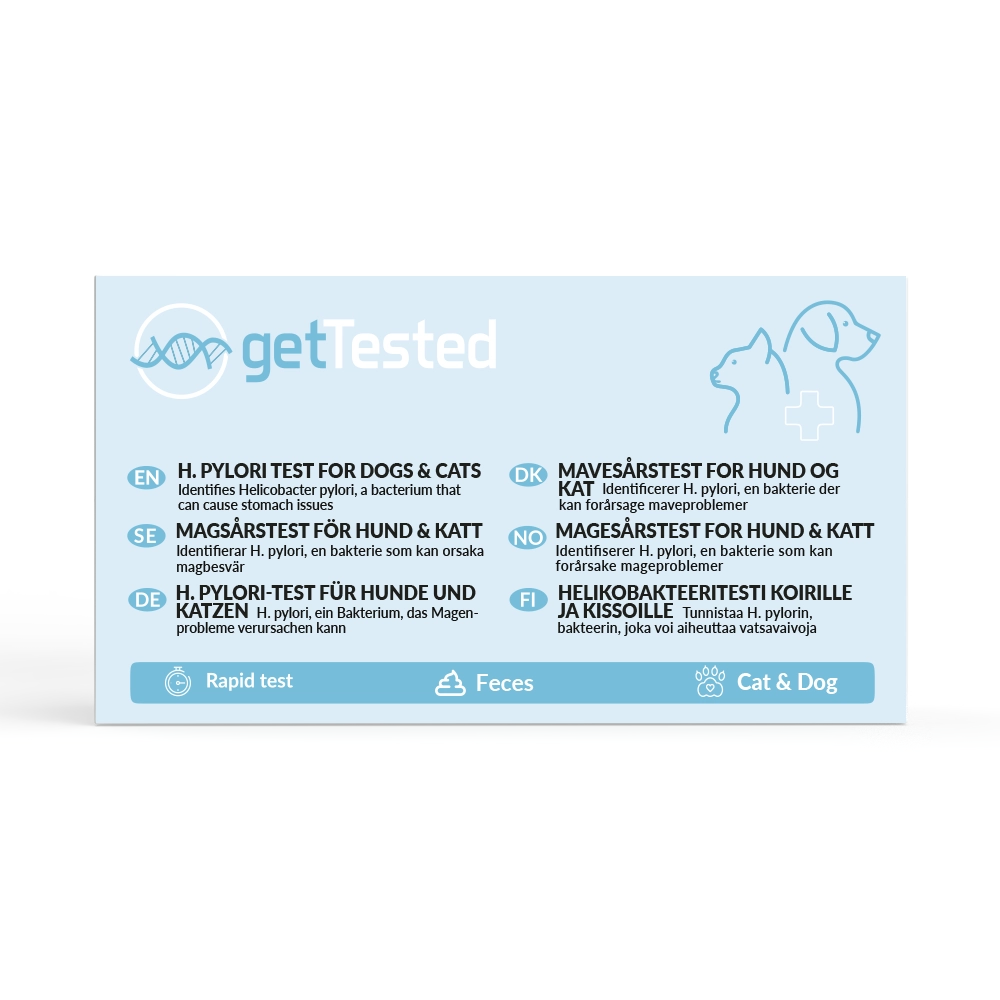 Stomach Health (H.pylori) Test for Dogs/Cats