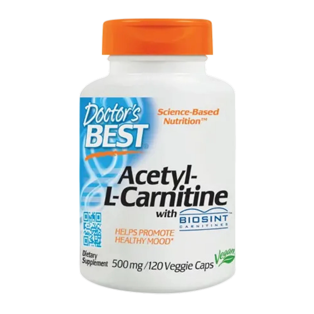 Acetyl-L-Carnitine 500 mg (120 vcaps) - Image 1