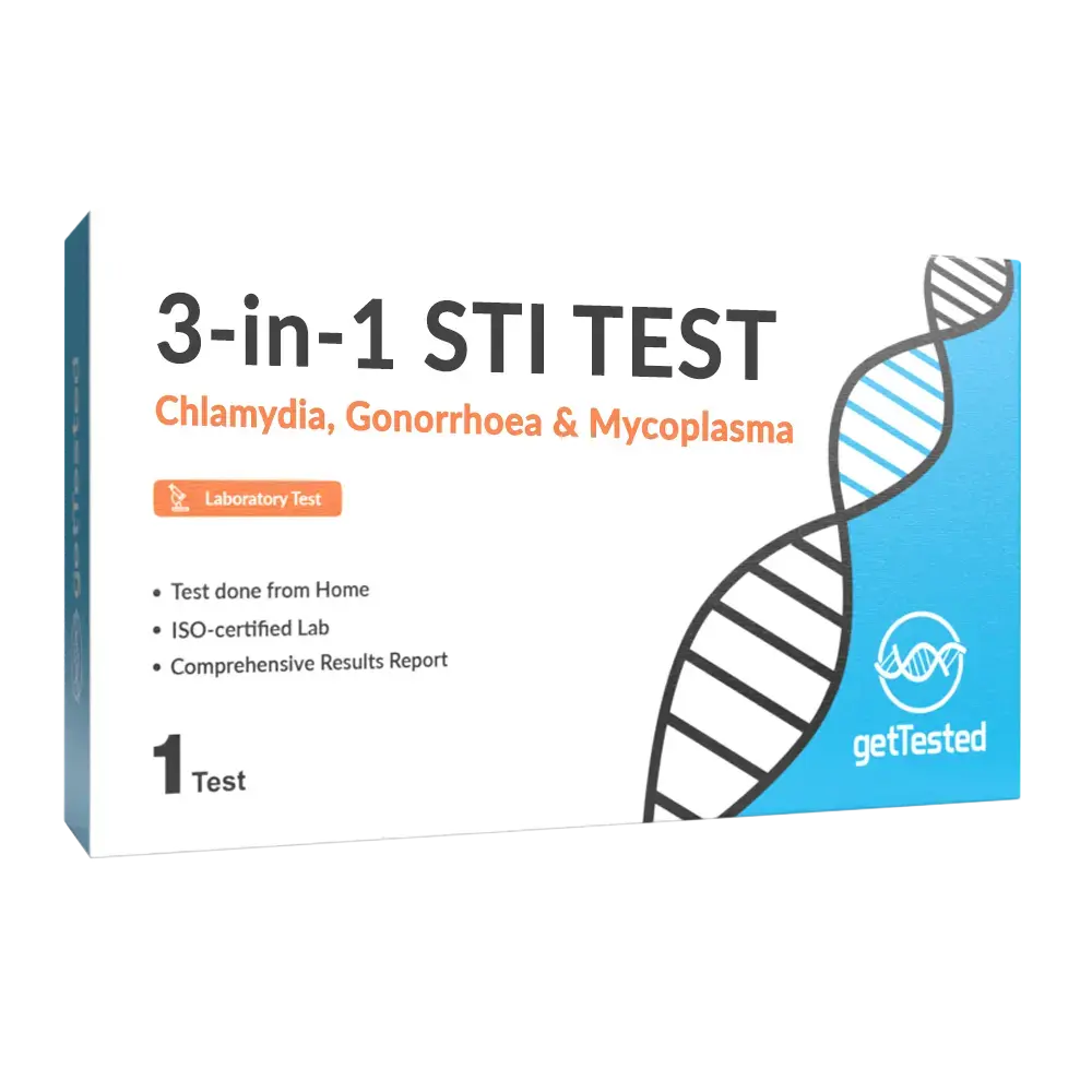 3-in-1 STI Test (Chlamydia, Gonorrhoea & Mycoplasma) - Image 1
