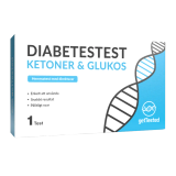 Diabetestest – Glukos & ketoner