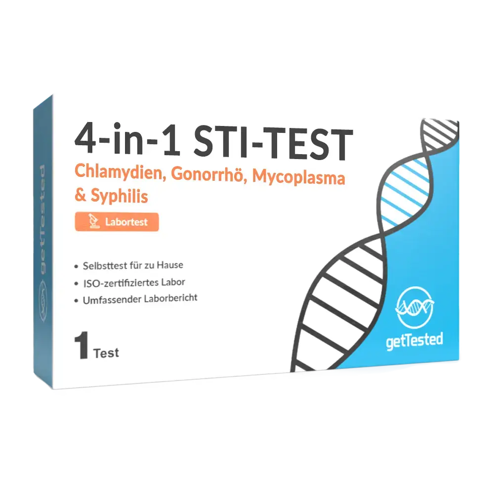 4-in-1 STI-Test (Chlamydien, Gonorrhö, Mycoplasma & Syphilis)