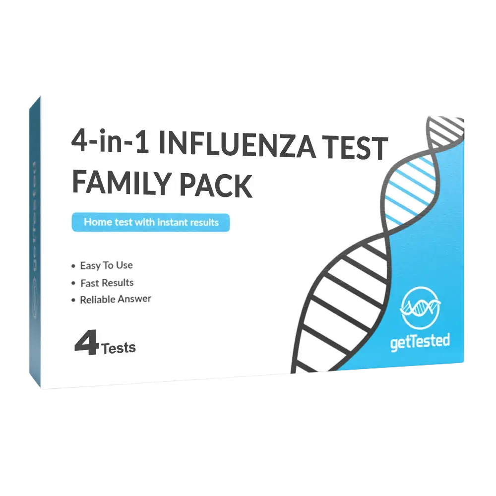 4-in-1 Influenza Test - Family Pack - Image 1