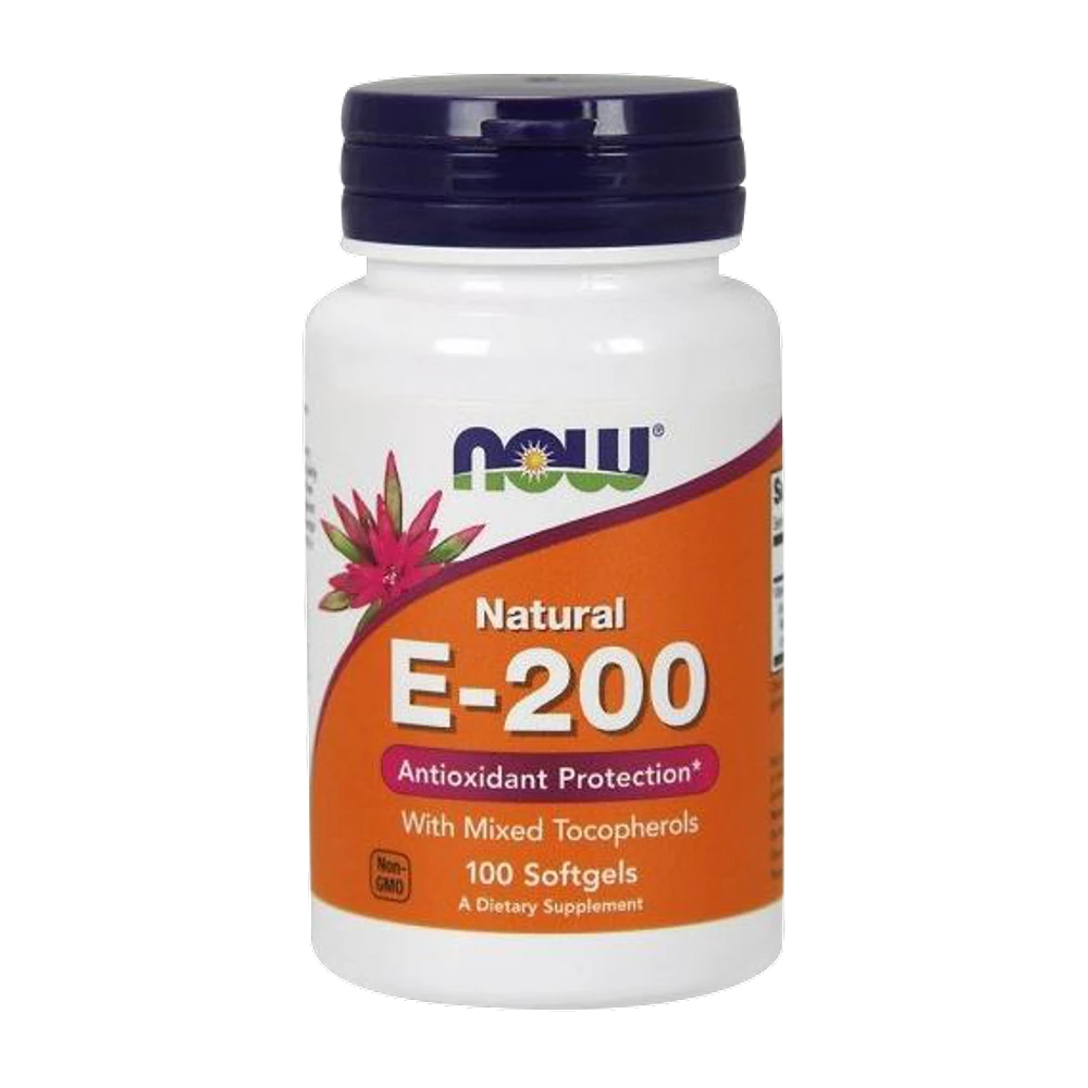 Vitamin E 200 IU Natural Mixed Tocopherols (100 gelkap) - Image 1
