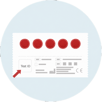Place Your Test-ID Onto The Paper And Let Dry - image 1