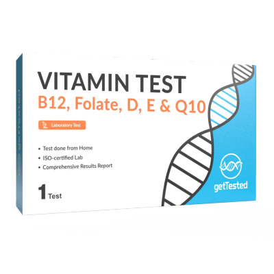 Vitamin Test (B12, Folic acid, D, E & Q10)