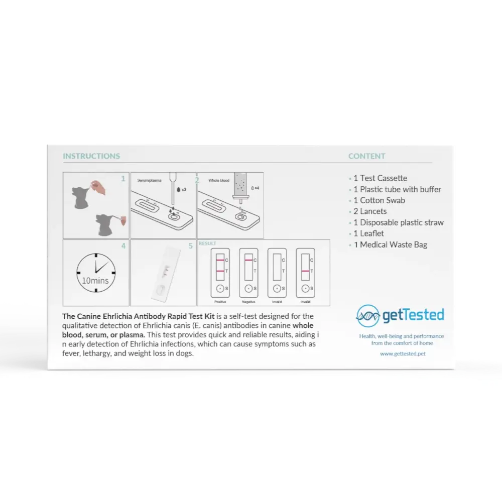 Tick Fever (Ehrlichia Antibody) Test for Dogs - Image 3